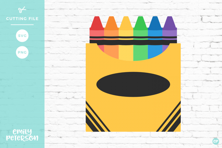 Box of Crayons SVG DXF EPS PNG