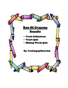 We Are A Box Of Crayons Worksheets