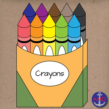 Back school crayons.