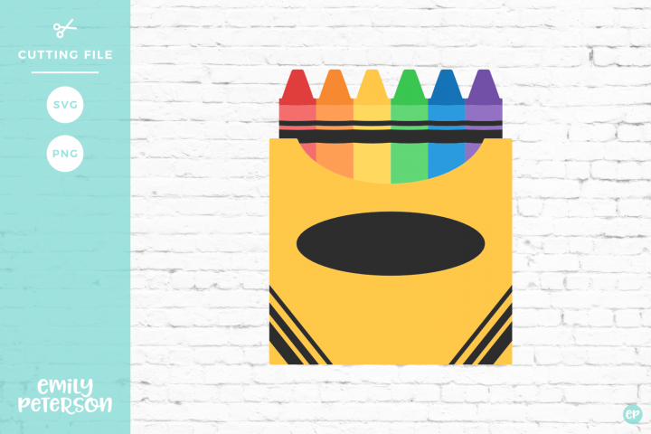 Box of Crayons SVG DXF EPS PNG