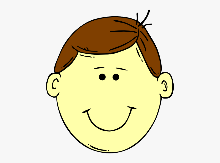Boy With Brown Hair Clipart