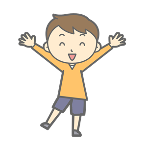 Happy Boy Standing clipart, cliparts of Happy Boy Standing