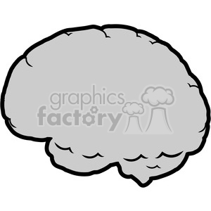 Brain illustration outline.