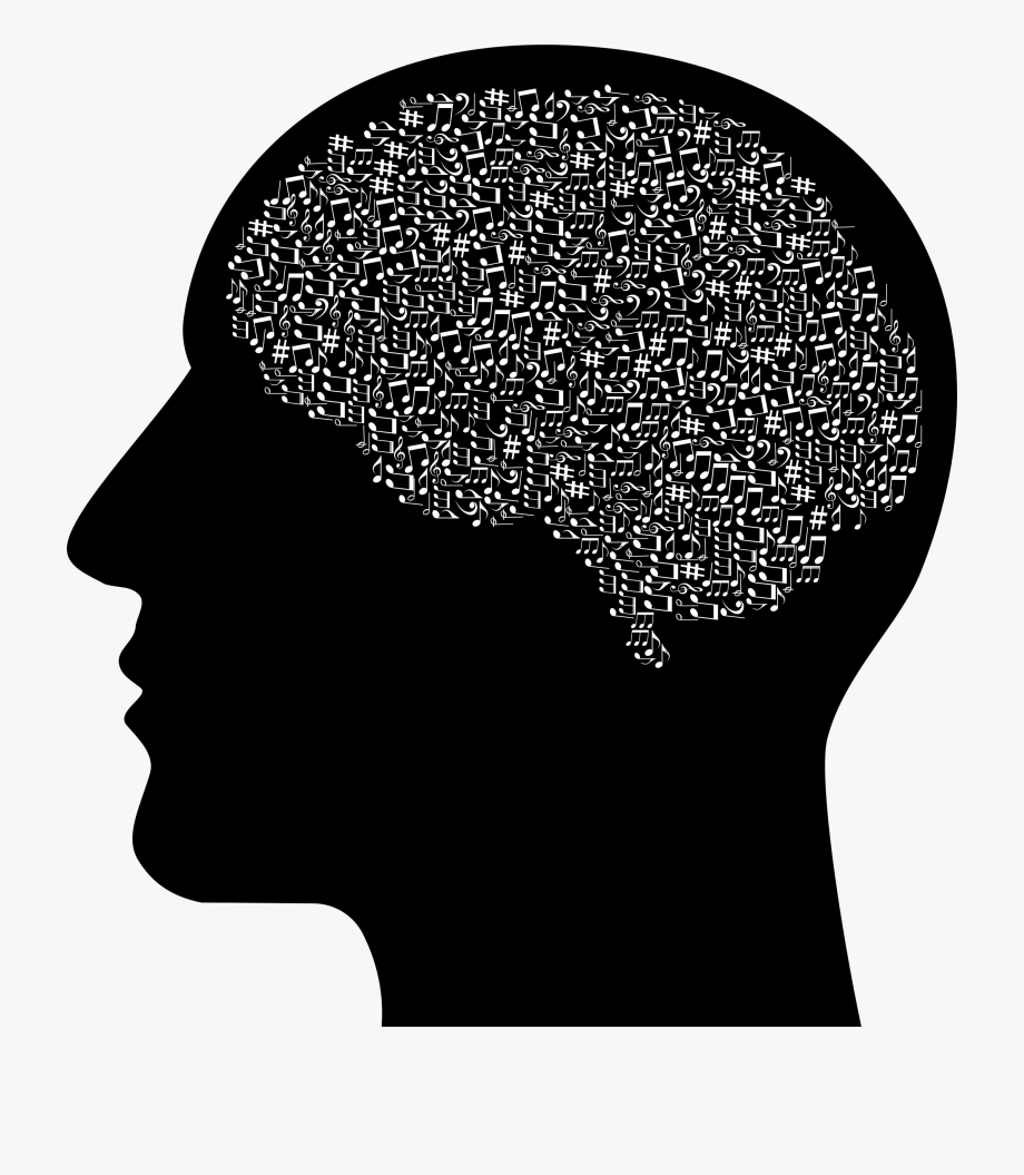 brain clipart silhouette
