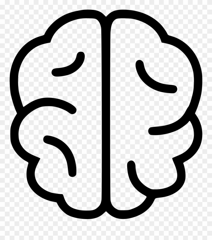 Brain icons simple.