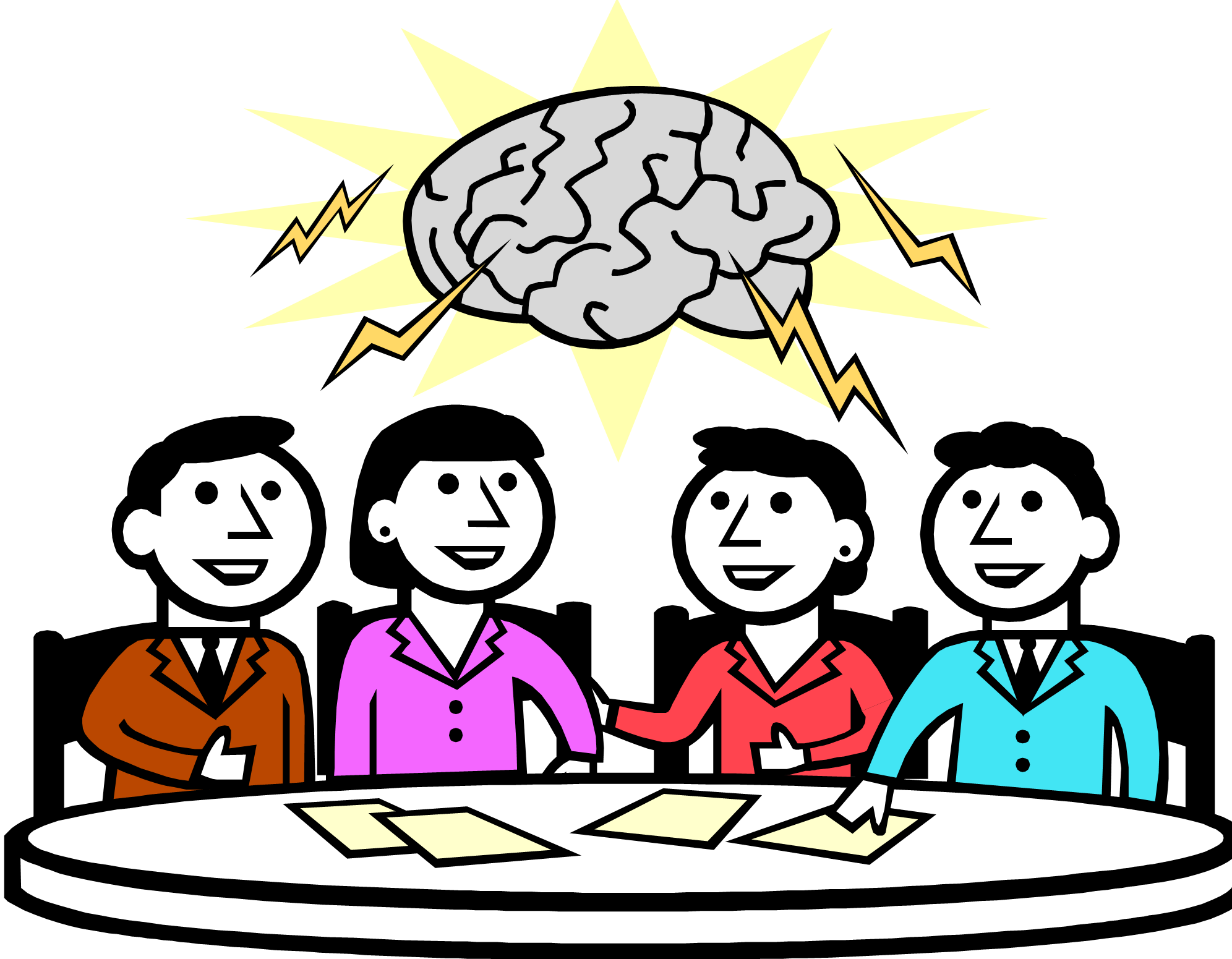 Free Group Brainstorming Cliparts, Download Free Clip Art