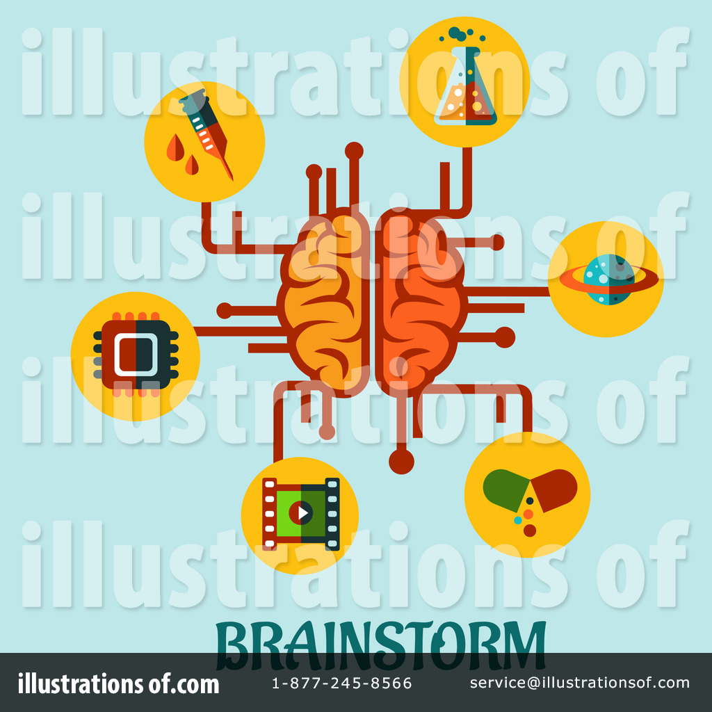 brainstorm clipart illustration