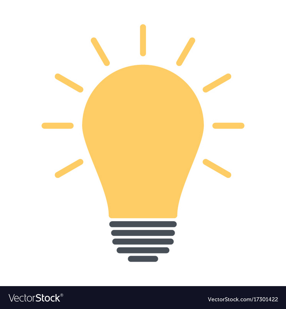 Idea light bulb.