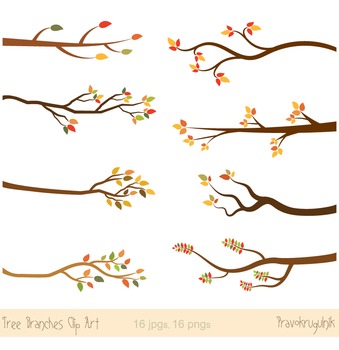Tree branches clipart.