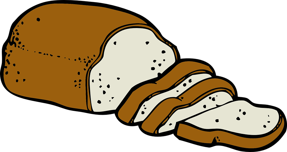 Bread cartoon png.