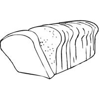 bread clipart white