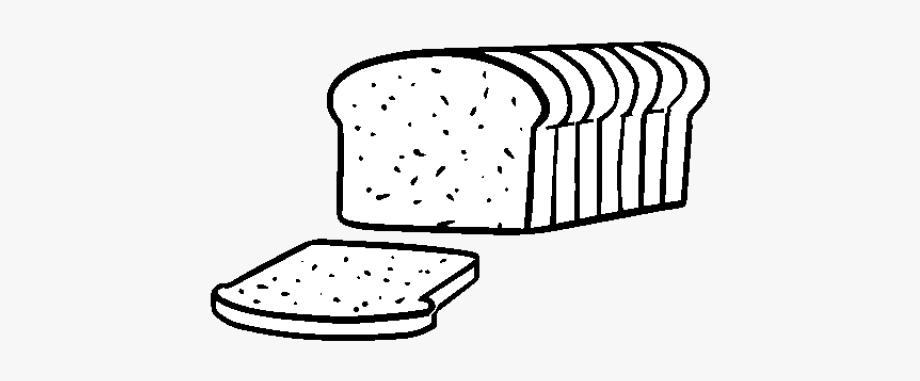 Drawn Bread Black And White