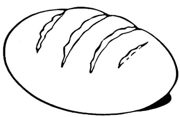 Coloring pages bread.
