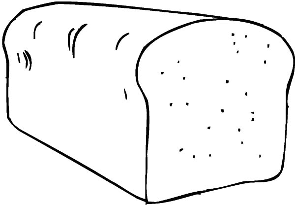 Slice Of Bread Outline