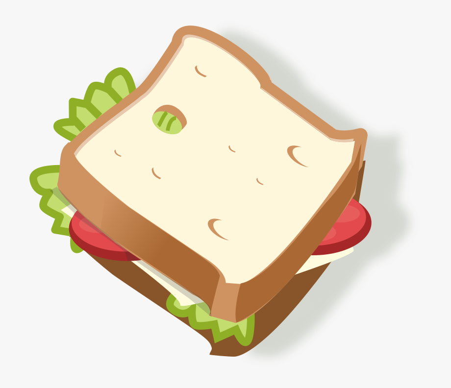 Sandwich diet eating.