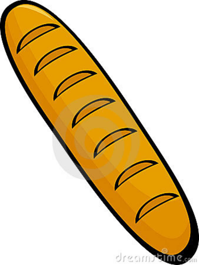 French bread clipart.