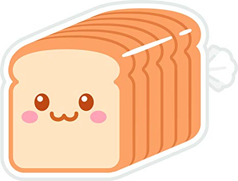 bread clipart kawaii