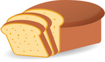 Loaf bread clipart