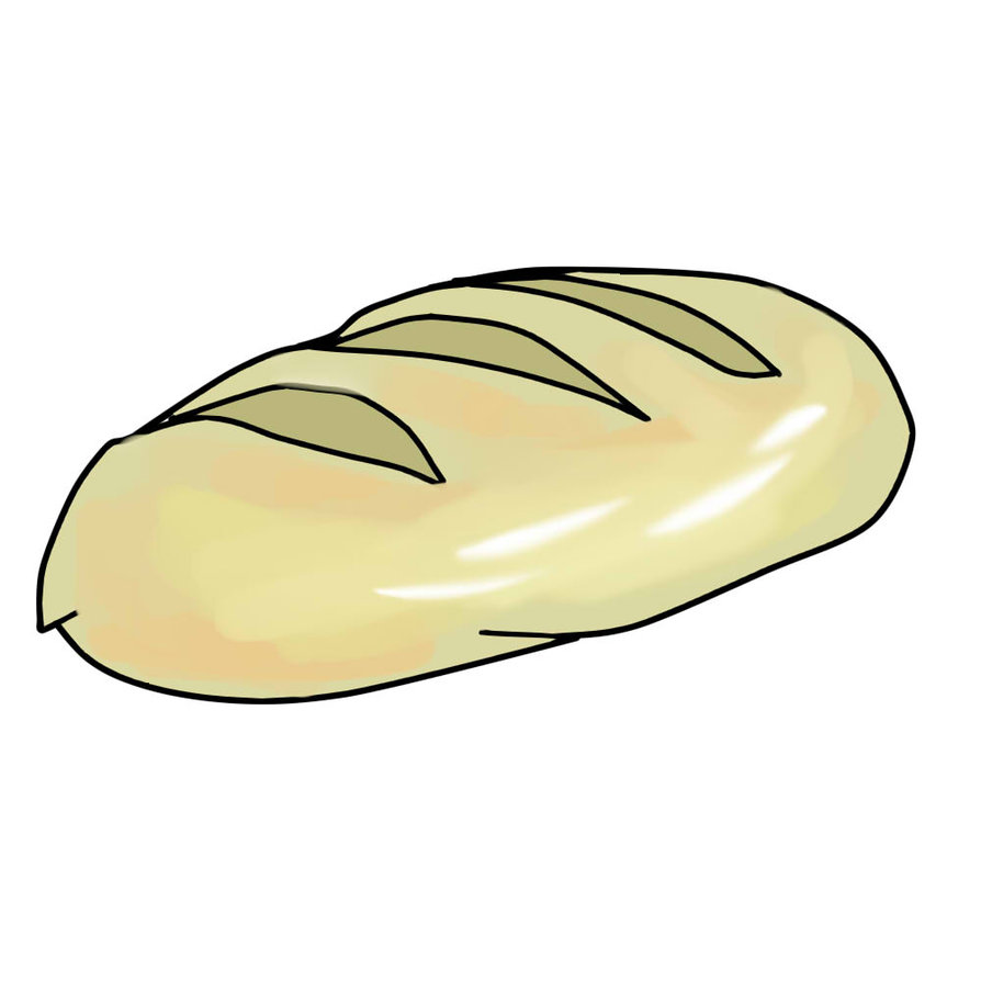 Loaf bread clipart.