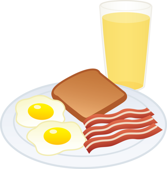 Eggs bacon toast.