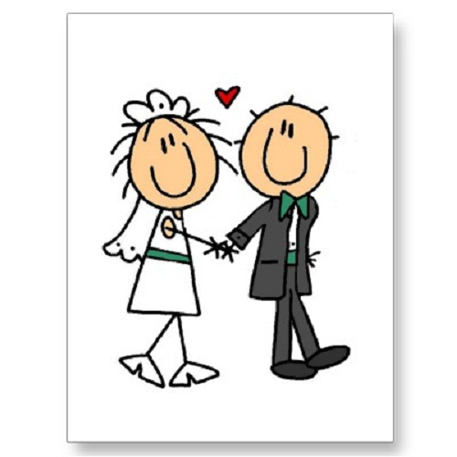Free Cartoon Bride And Groom, Download Free Clip Art, Free
