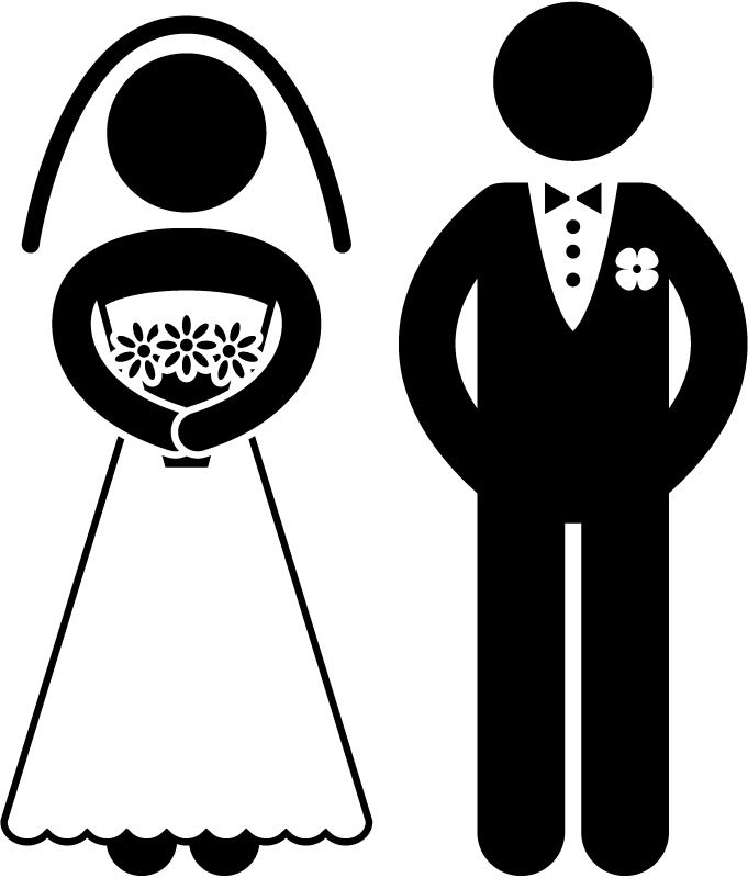 Image result for bride and groom clipart