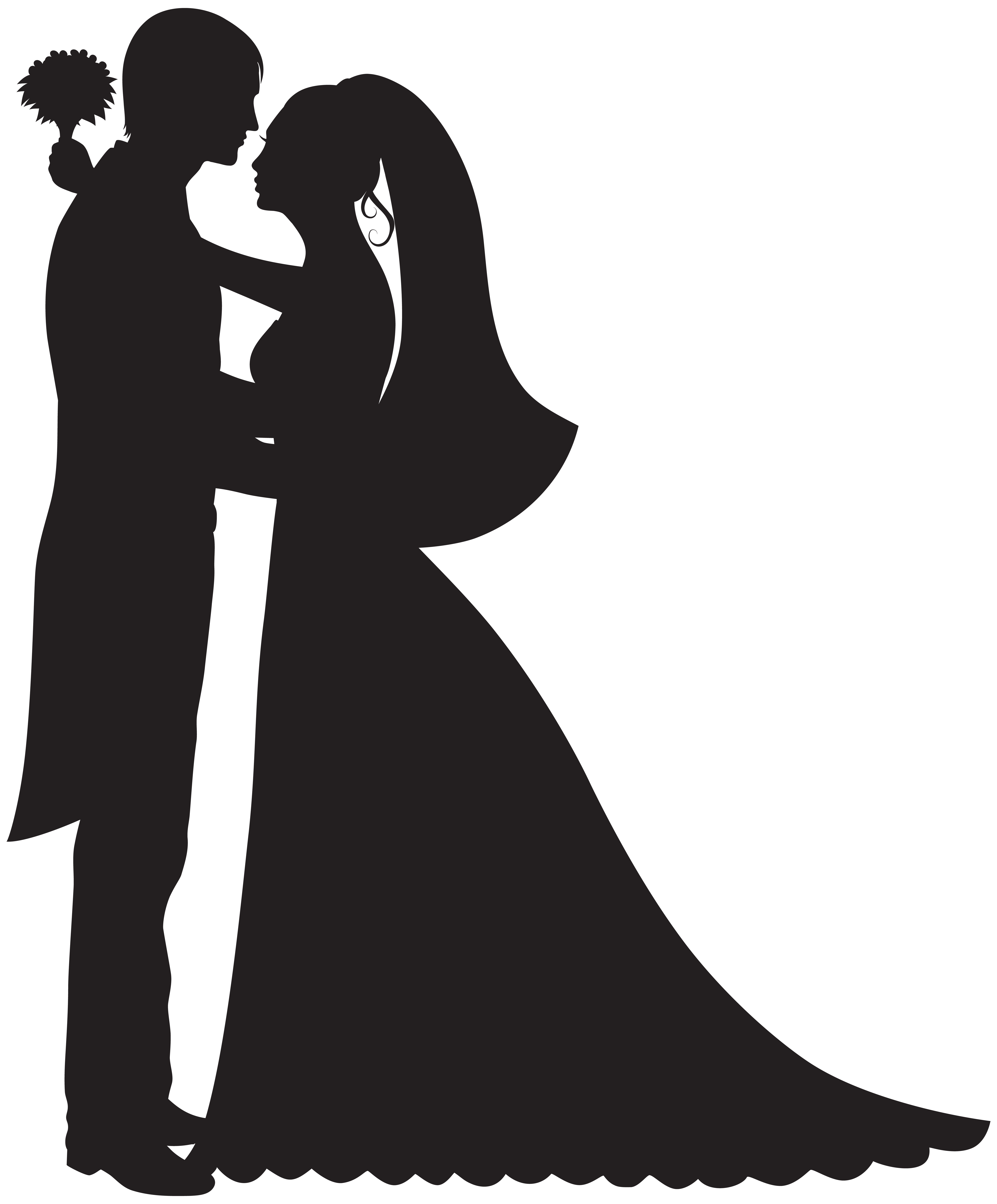 Groom and Bride PNG Clip Art