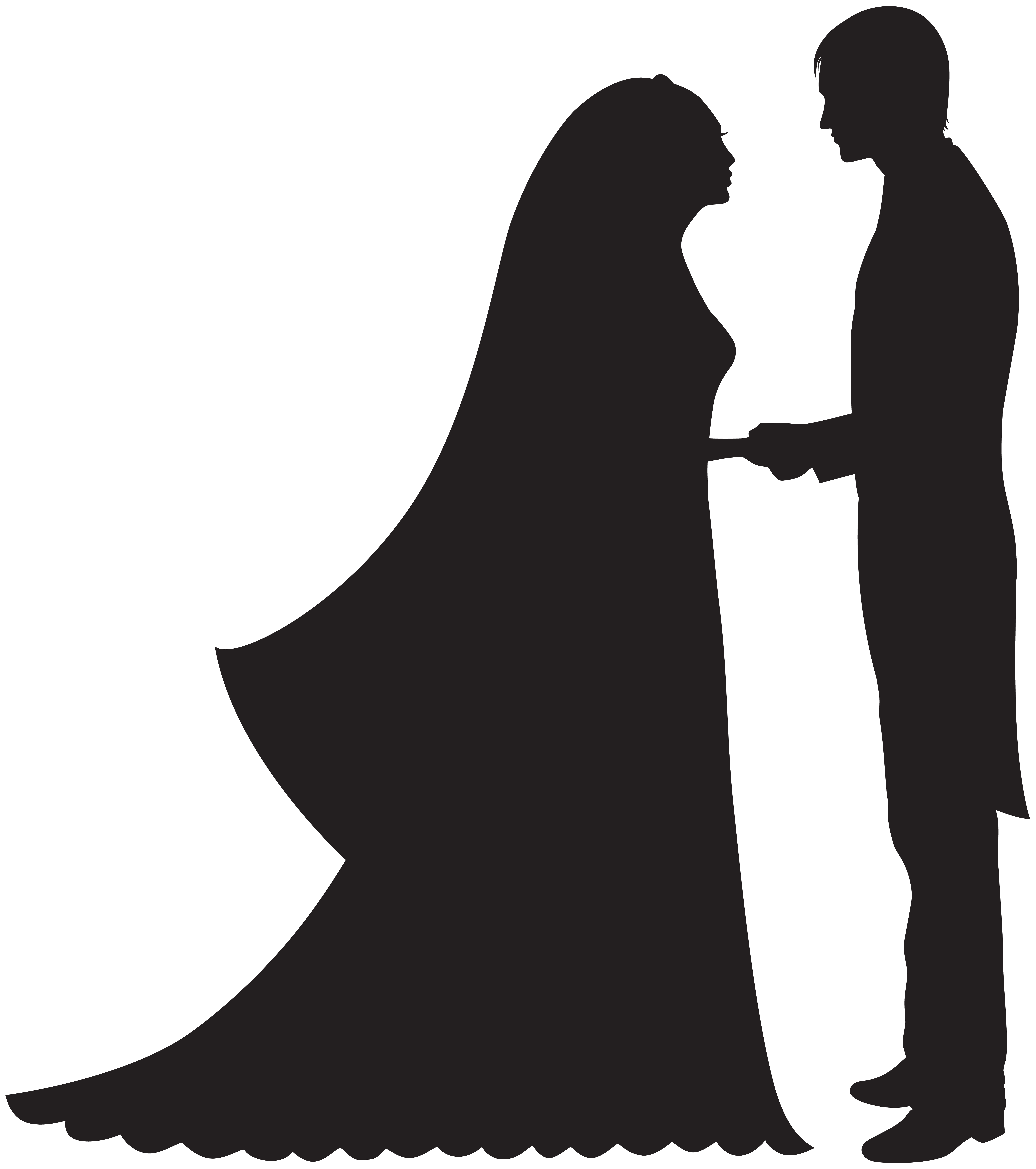 Bride and Groom PNG Clip Art