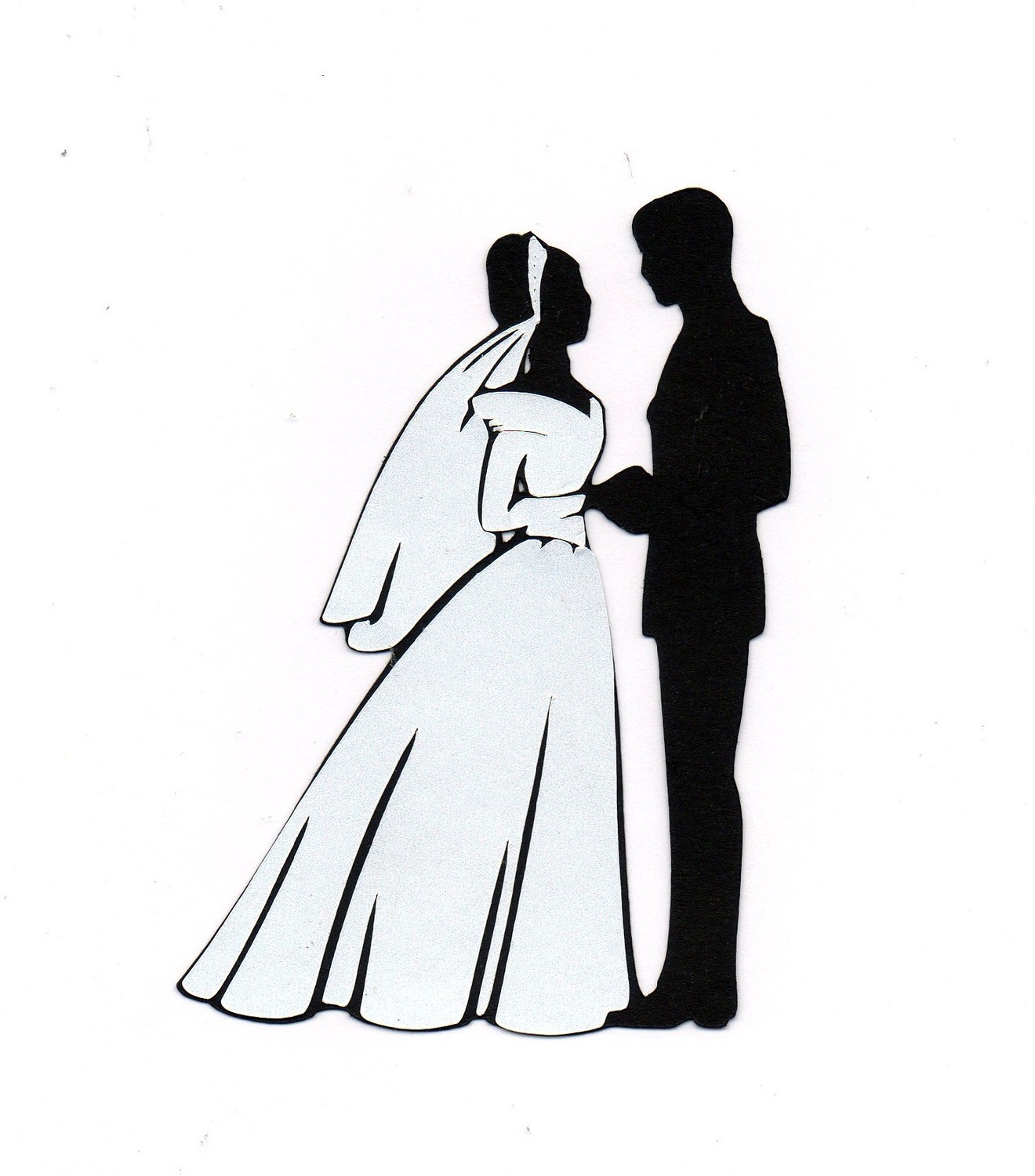 bride and groom clipart printable