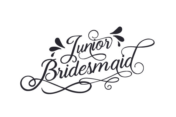 Junior bridesmaid.