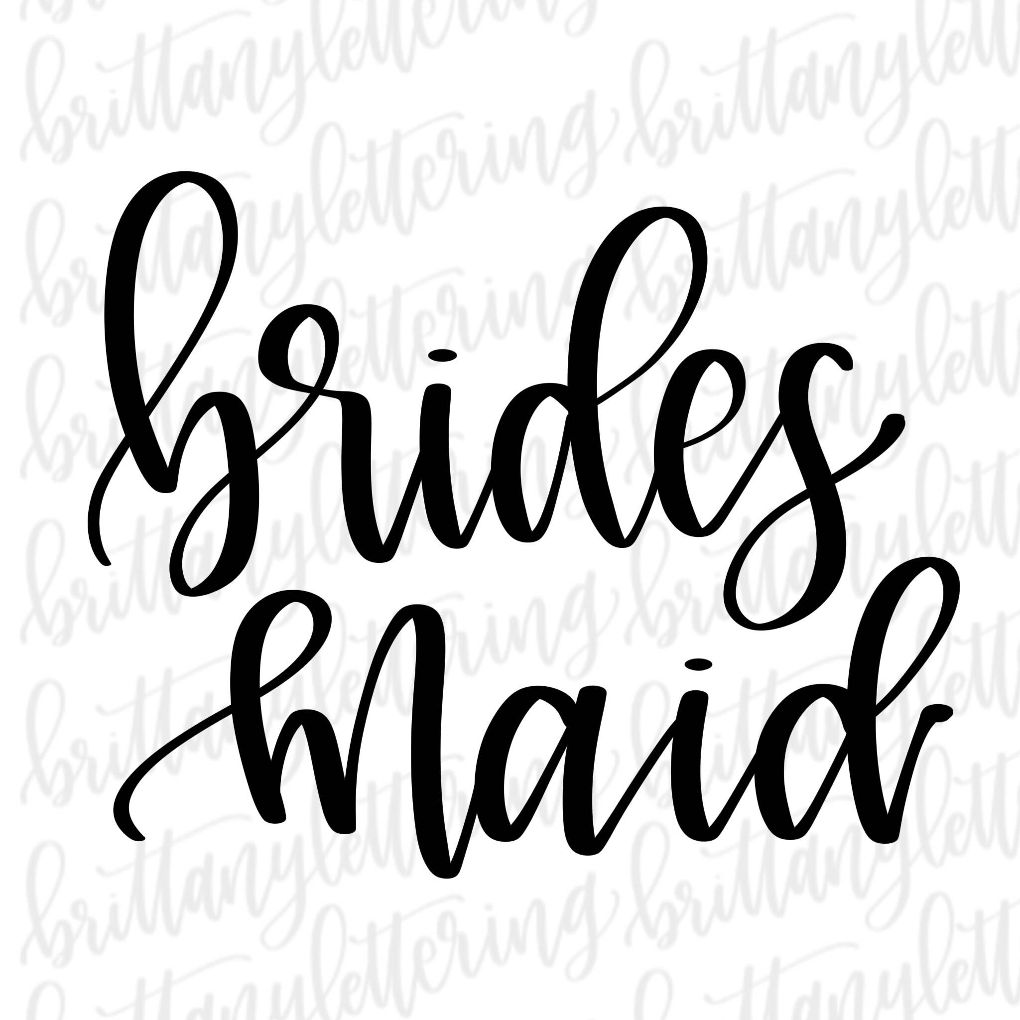 Collection of Bridesmaid clipart