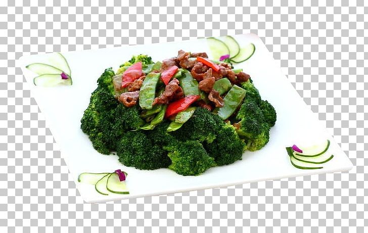 Broccoli Fried Rice Vegetarian Cuisine Stir Frying Beef PNG