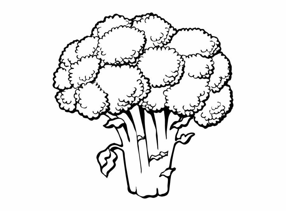 Vegetable Clipart Black And White