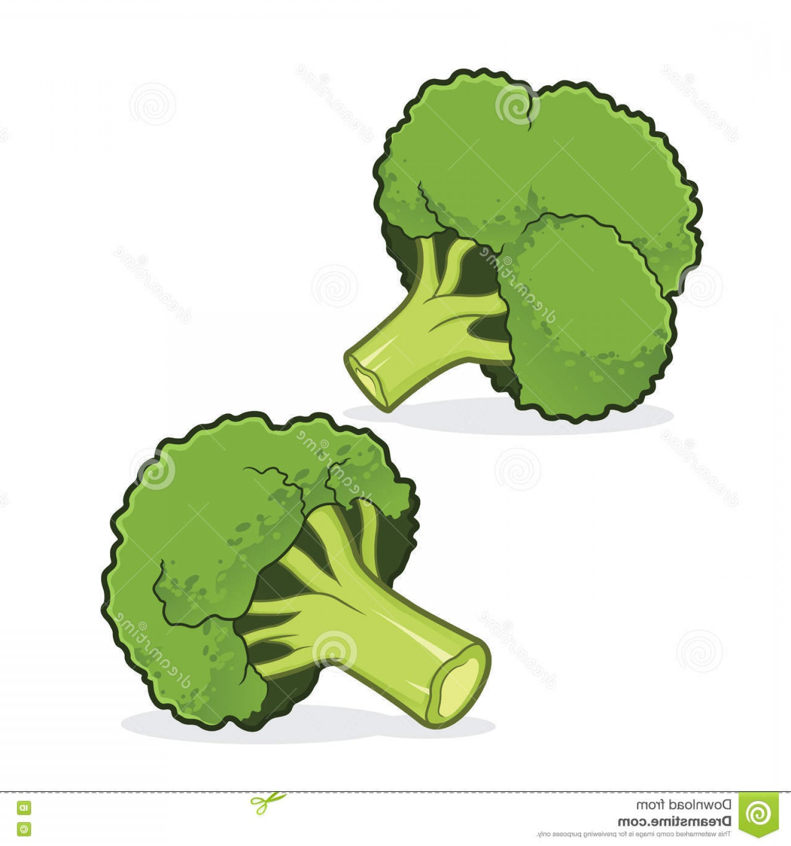 Broccoli clipart .