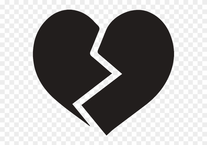 Broken Black Heart Emoji