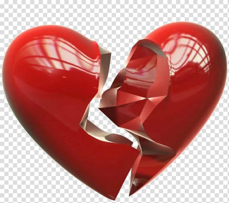 Broken heart illustration, Broken heart Love Intimate