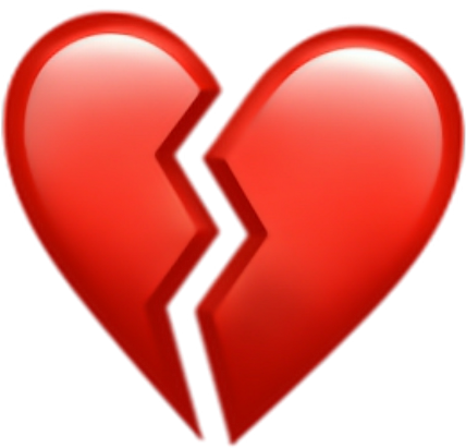 Heart Broken Brokenheart Sad Red Hearts