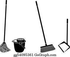 Broom And Dustpan Clip Art