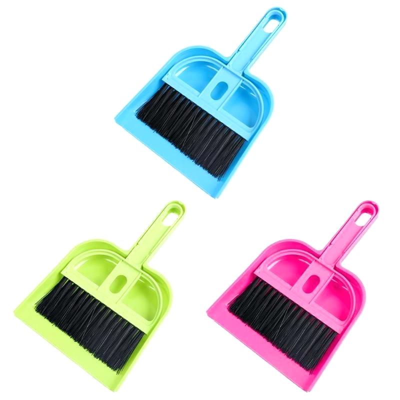 Broom And Dustpan Mini Desktop Sweep Cleaning Sh Small Set