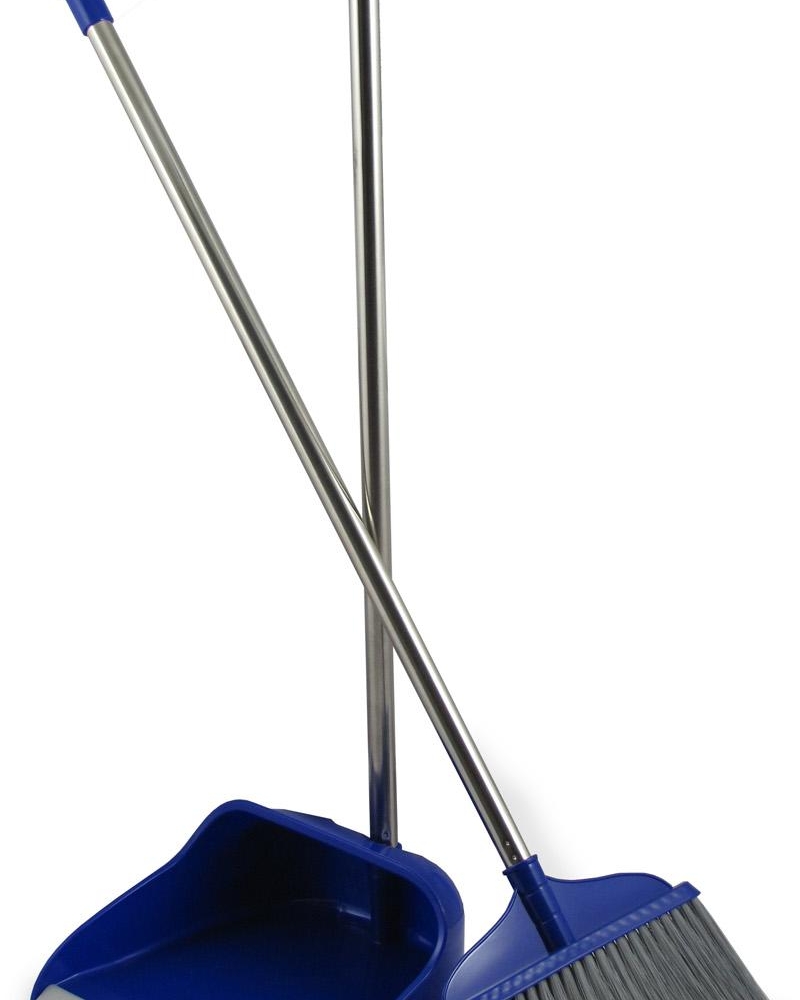 Broom and dustpan clipart