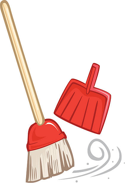 broom clipart dustpan
