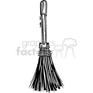 Black white broom.