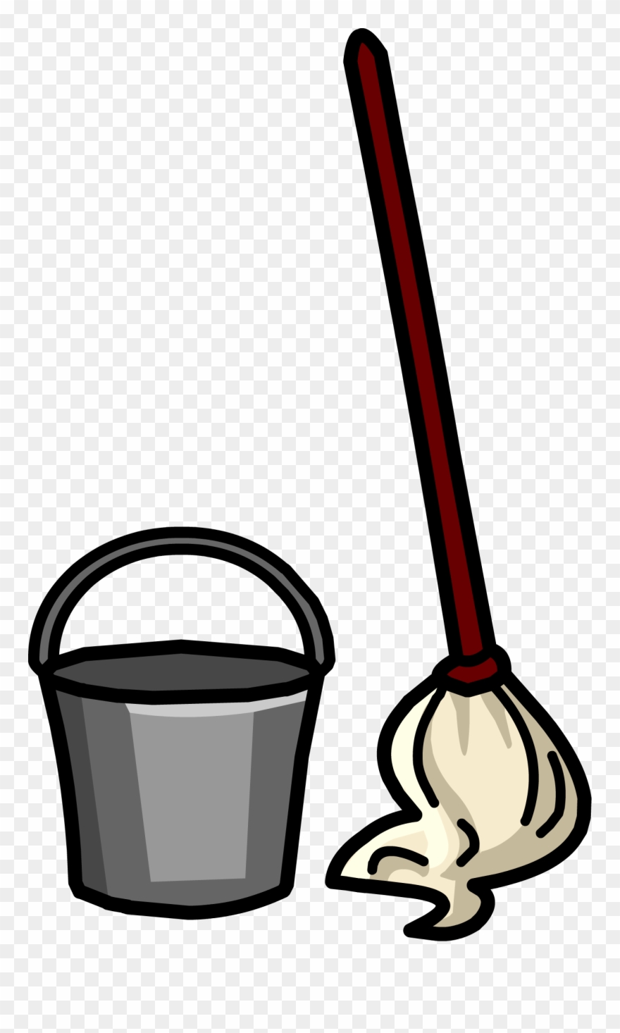 Free Mop Clip Art Bucket Broom Pic