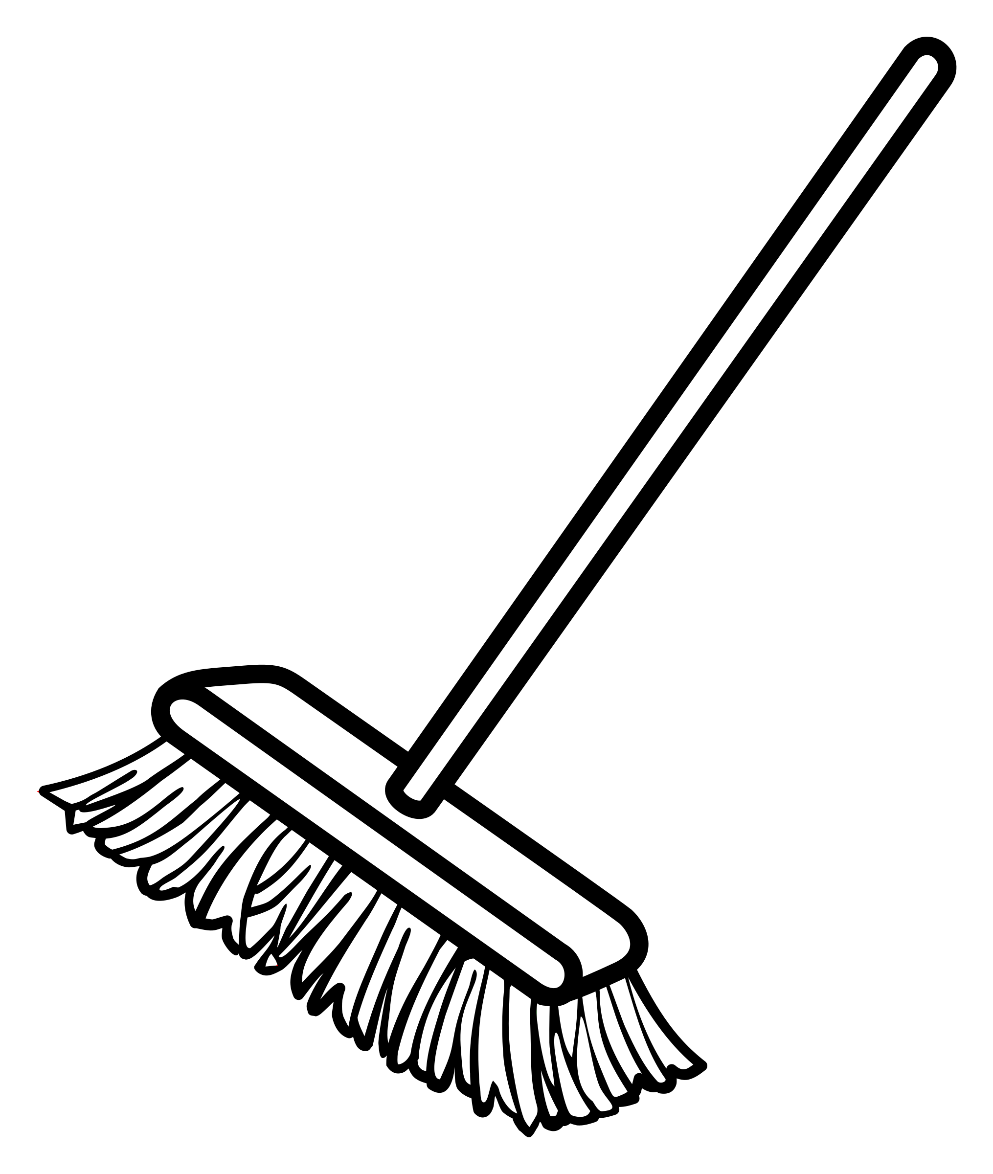 Broom Clipart Black And White