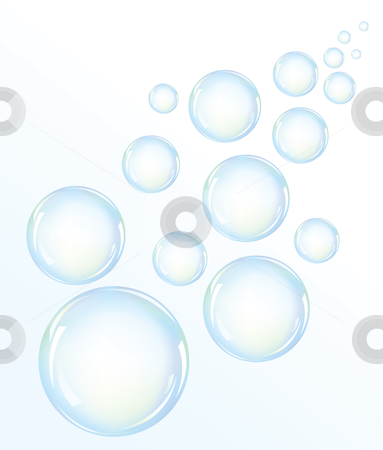 Bubbles clipart vector.