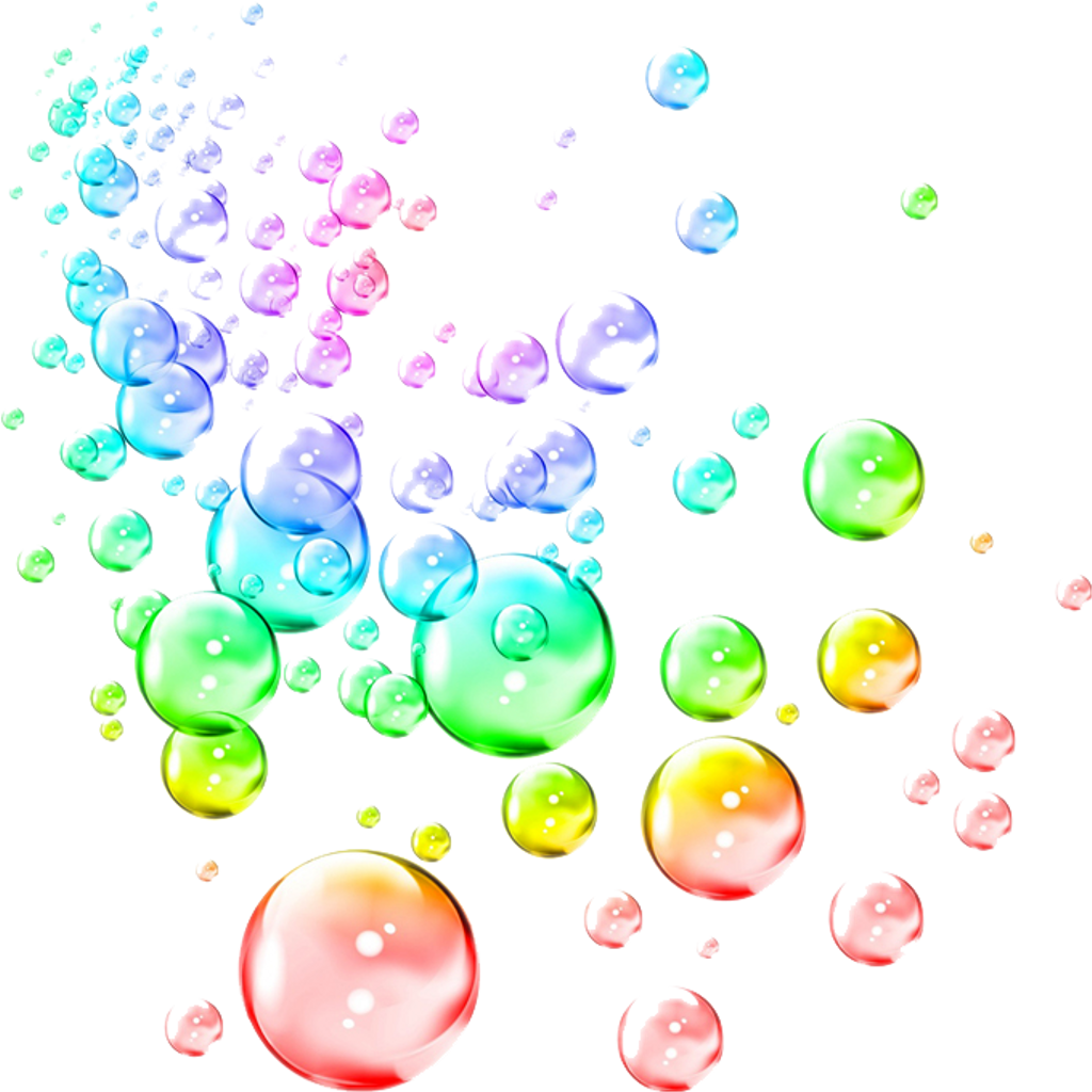 Soap bubble drawing.