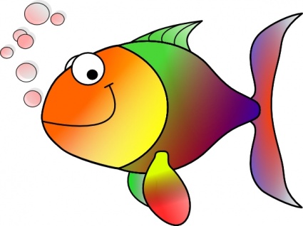 Free Fish With Bubbles, Download Free Clip Art, Free Clip