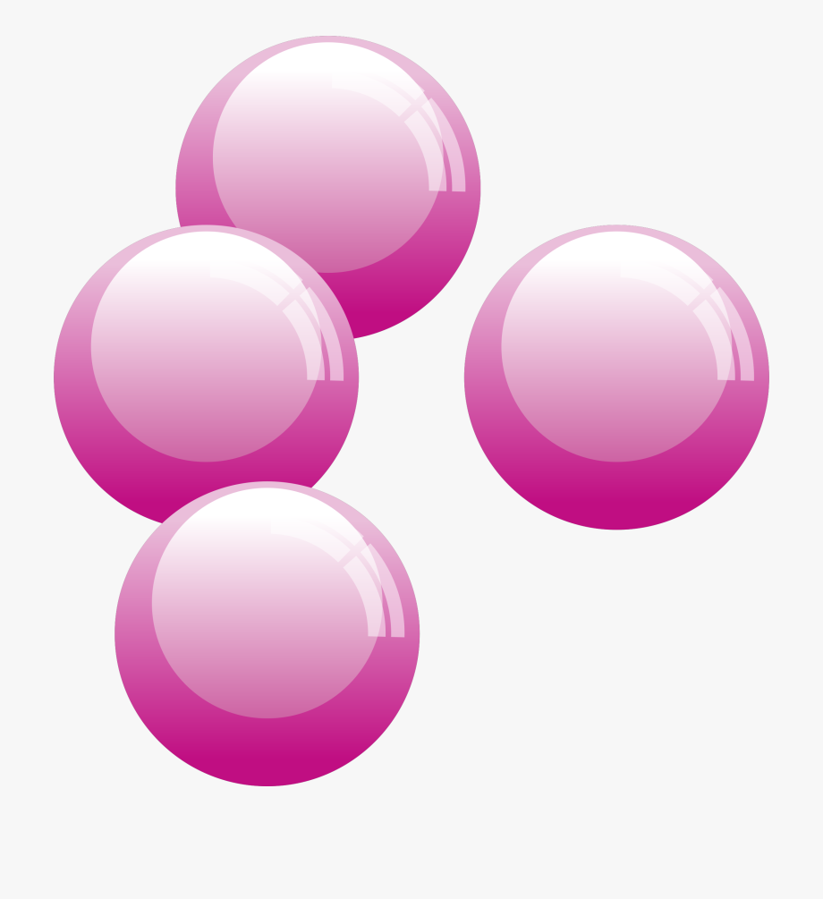 Pink Bubbles Clip Art