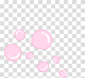 OVERLAYS, pink bubbles illustration transparent background