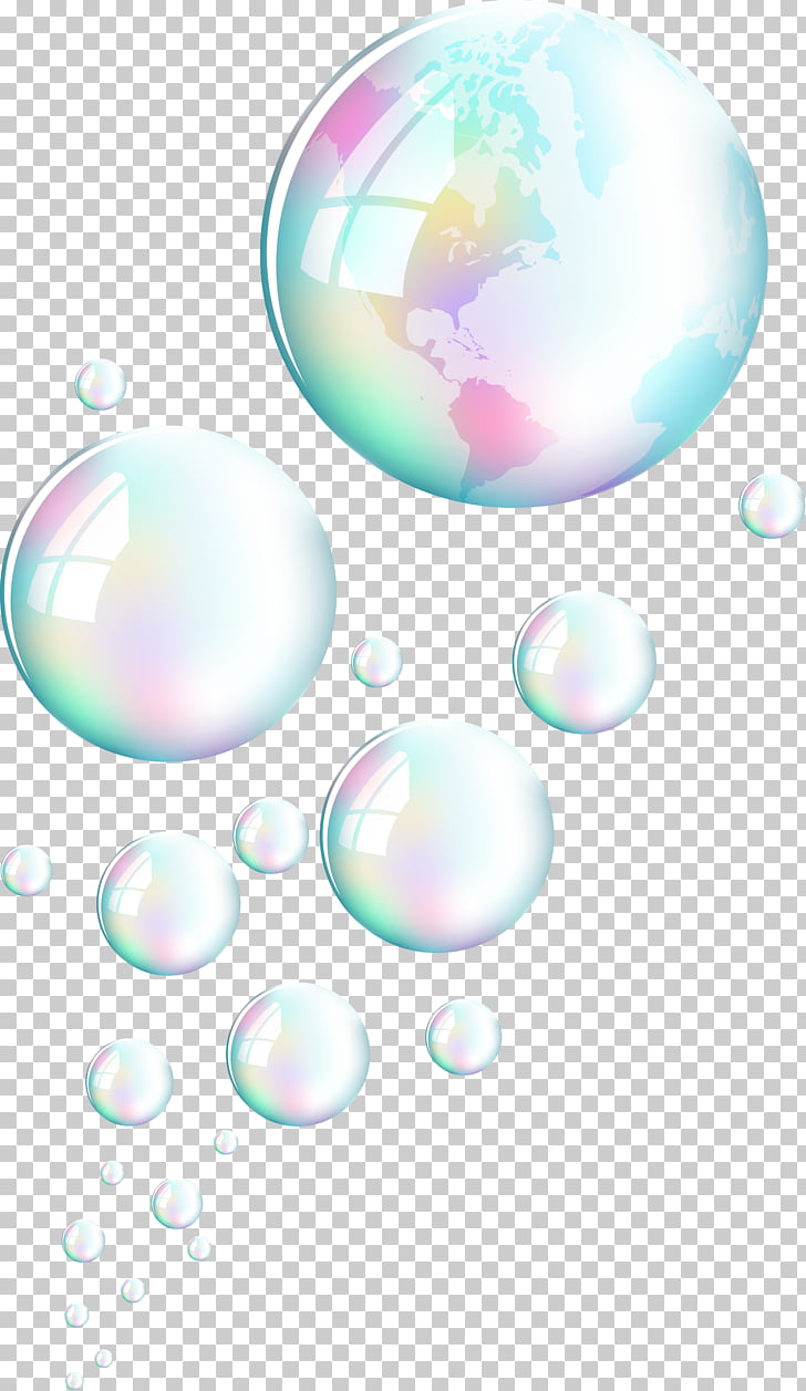 Color , SCIENCE fantasy bubble , bubbles illustration PNG